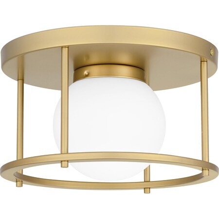 Quoizel Morehouse 1-Light Soft Gold Flush Mount QFL5586SGD